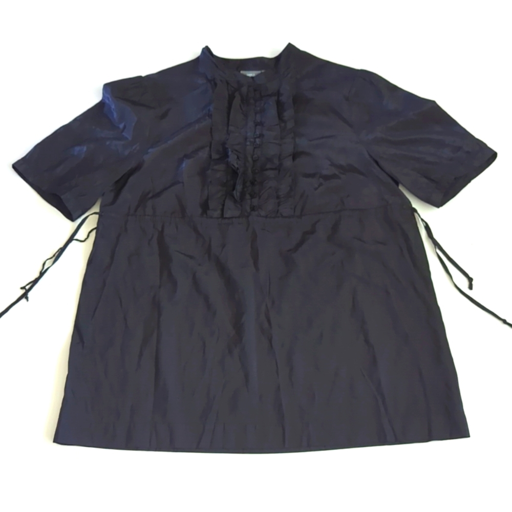 Apt.9 Women's Embroidered Maternity  Top, Short Sleeve, Casual Preg size XL
